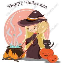 Whimsical Halloween Witch