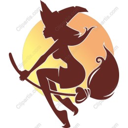 Witch on Broomstick