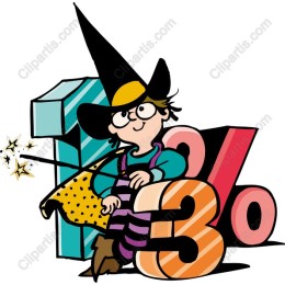 Whimsical Witch and Percentages