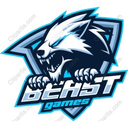 Beast Games Logo - Fierce Wolf