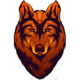 Majestic Wolf Head