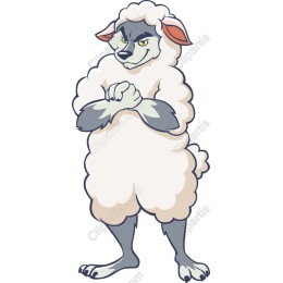Mischievous Wolf in Sheep Costume