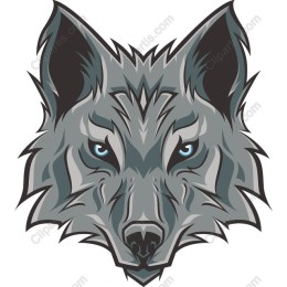 Majestic Wolf Head