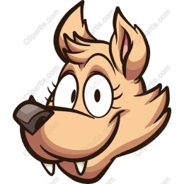 Charming Cartoon Dog Head