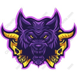 Wolf Skull Emblem