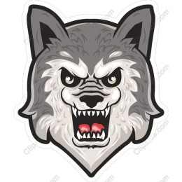 Fierce Wolf Head