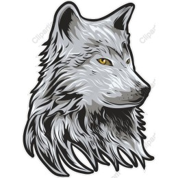 Majestic Wolf Head