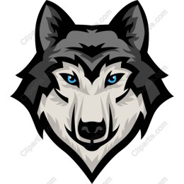 Fierce Wolf Head