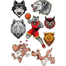 Wolf & Animal Clipart Bundle - Set