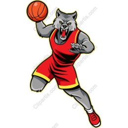 Fierce Basketball Wolf