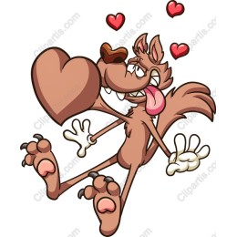 Charming Playful Wolf