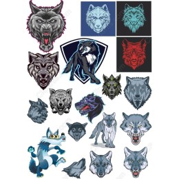 Wolf Collection - Clipart Bundle