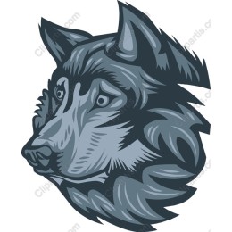 Majestic Wolf Head