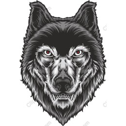 Fierce Wolf Head work