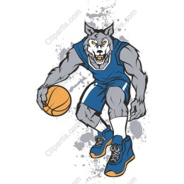 Wolf Basketball Player
