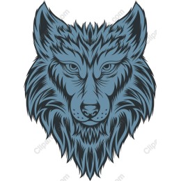 Fierce Wolf Head