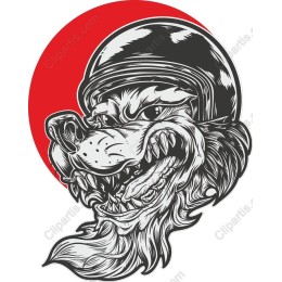 Fierce Wolf Graphic