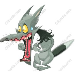 Cartoon Wolf
