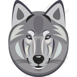 Majestic Wolf Face