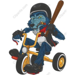 Wolf Rider: Edgy Tricycle