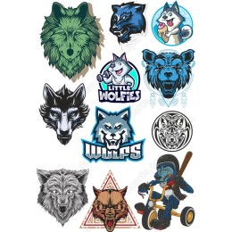 Wolf Clipart Bundle