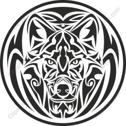 Tribal Wolf work