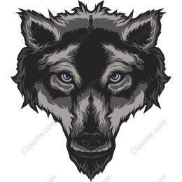 Fierce Wolf Head