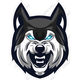 Fierce Wolf Head