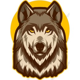 Majestic Wolf Head