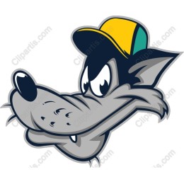 Fierce Wolf Head