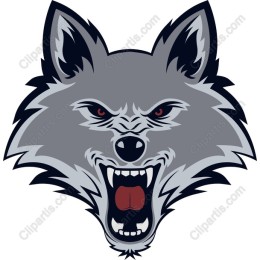Fierce Wolf Head