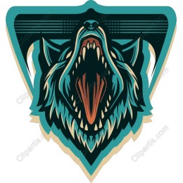 Fierce Roaring Wolf