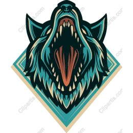 Fierce Howling Wolf
