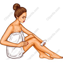 Elegant Self-Care Woman