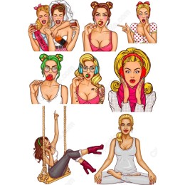 Pop Art Girl Set