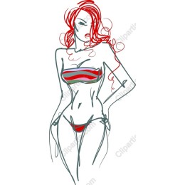 Confident Woman Beachwear