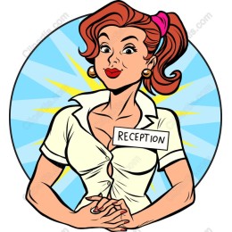Retro Receptionist