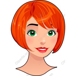 Stylish Auburn-Haired Woman