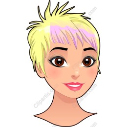 Trendy Short Hair Woman