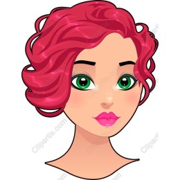 Chic Pink-Haired Woman
