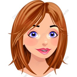 Cheerful Female Character