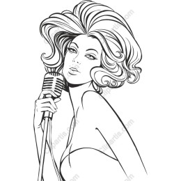 Glamorous Vintage Singer