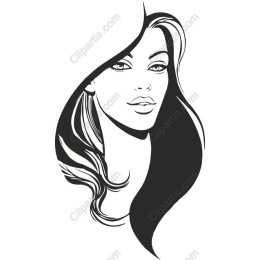 Elegant Black and White Woman