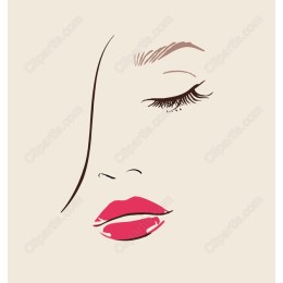 Elegance in Minimalism: work of a Woman's Face