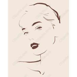 Elegant Minimalist Woman's Portrait