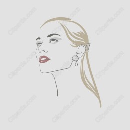 Elegant Profile of a Woman - Fashion & Beauty