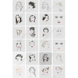 Elegant Female Portraits Bundle
