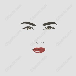Minimalist Woman's Face