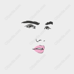 Minimalist Female Face