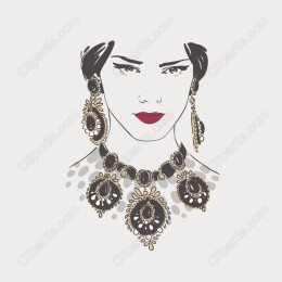 Exquisite Jewelry - Elegant Woman